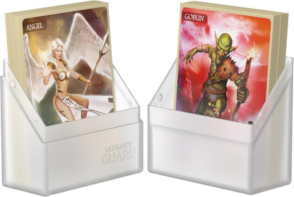 Ultimate Guard Boulder 100+ Classic, Deck Case for 100 Double-Sleeved TCG Cards, Onyx, Secure & Durable Storage for Trading Card Games, Soft-Touch Finish - PuriLite
