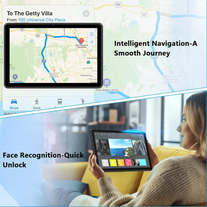10 Inch Tablet, Android 15 Tablets with 18GB RAM+128GB ROM(Expand to 1TB), Octa Core 1280 * 800 IPS HD Display, 6000mAh Battery, Dual 5MP+8MP Camera, 5G/2.4G WiFi - PuriLite