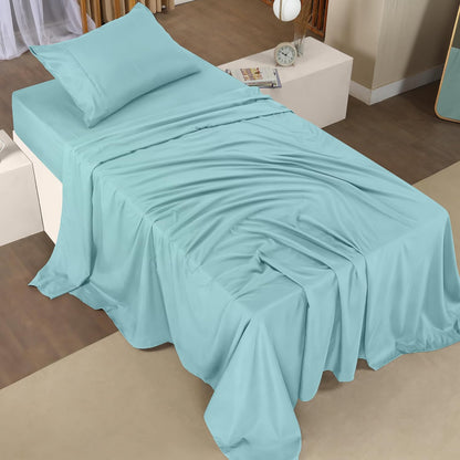 Utopia Bedding Queen Bed Sheet Set - 4 Piece Bedding - Soft Brushed Microfiber Fabric - Shrinkage & Fade Resistant - Easy Care (White) - PuriLite