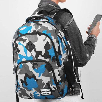 Backpack for Teen Girls,Boys School Backpack for Women with USB,College Backpack,Big Flower - PuriLite