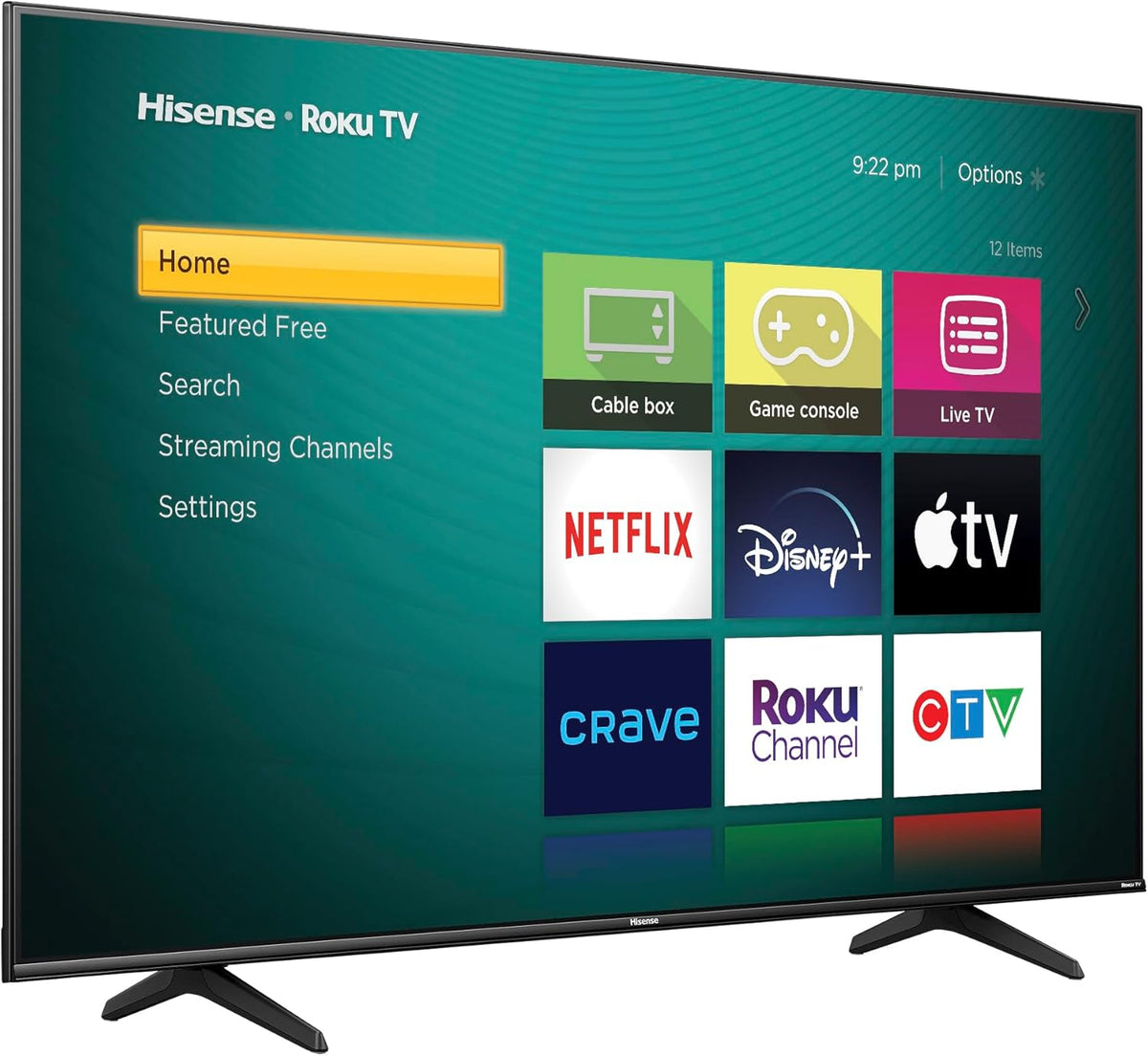 Hisense 58R63N-58 inch 4K UHD HDR LED Roku Smart TV-2024 - PuriLite