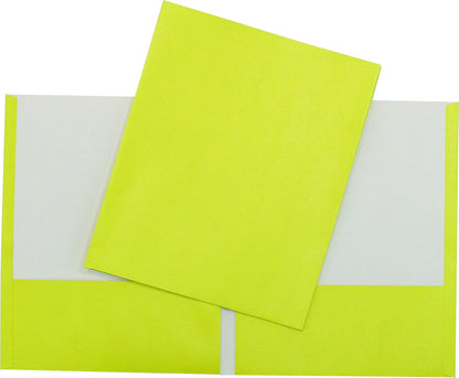 Hilroy Twin Pocket Portfolios, 9.5" x 11.75", 4-Pack, Assorted Colours (06042) - PuriLite