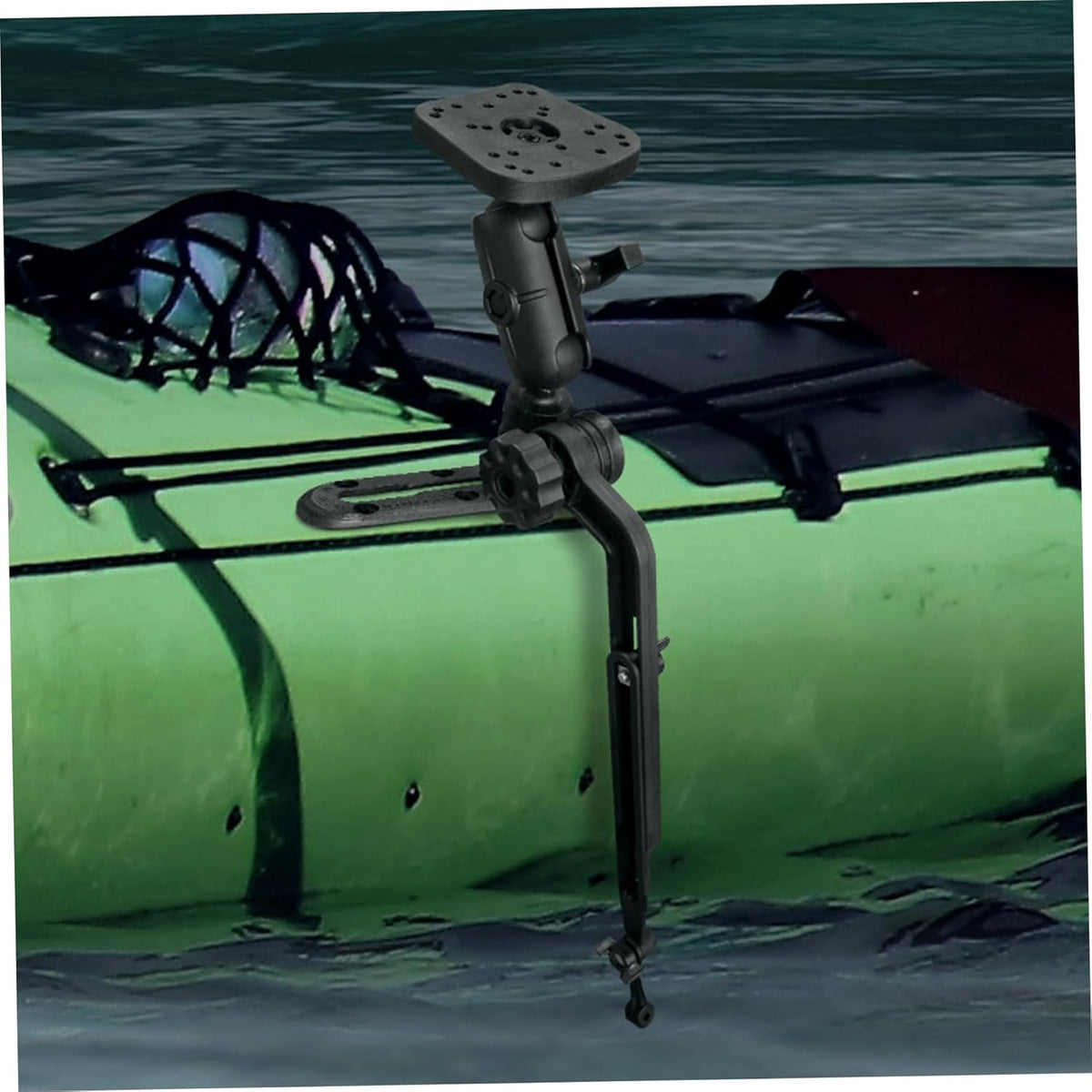 Kayak Fish Finder Mount 360° Adjustable 1.5" Ball Kayak Transducer Mount with Expandable Suspension Arm Fish Finder Transducer .. - PuriLite
