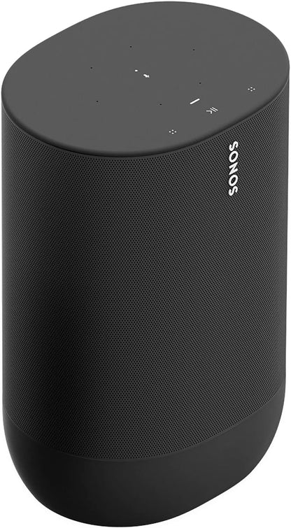 Sonos Move - Battery-Powered Smart Speaker Wi-Fi and Bluetooth with Alexa Built-in - Black - PuriLite