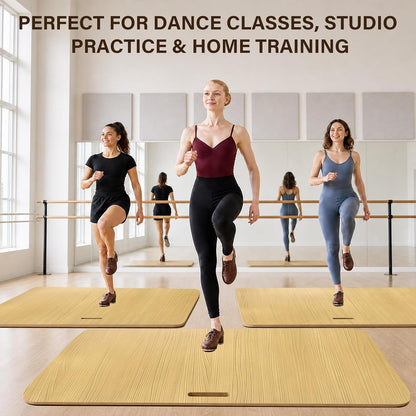 48"x27" Portable Tap Dance Floor Mat Non-Slip Shock Absorbing for Home