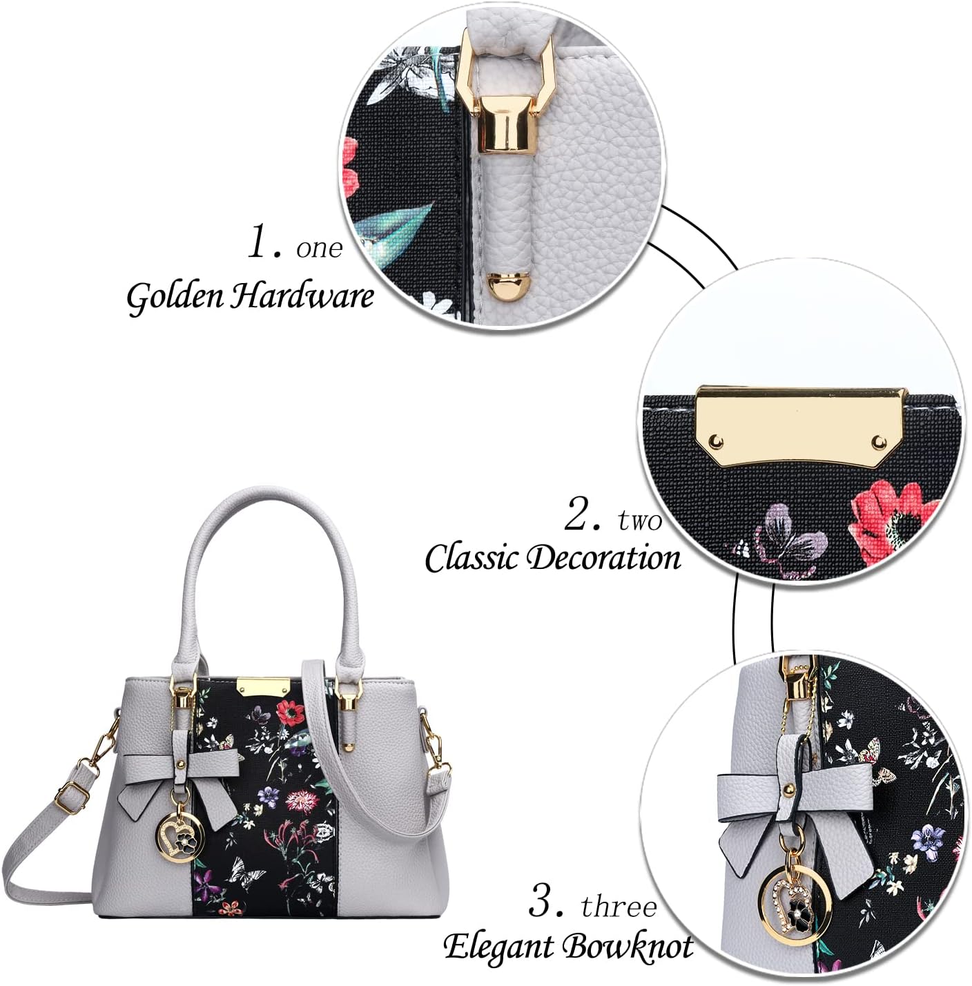KKXIU Trendy Tote Bag for Women Lightweight Oxford Big Capacity Shoulder Purses and Handbags - PuriLite
