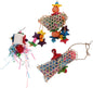Kisangel 6pcs Parrot Toys for Bird Cage Accessories Useful Parrot Chewing Toys for Pet Supplies