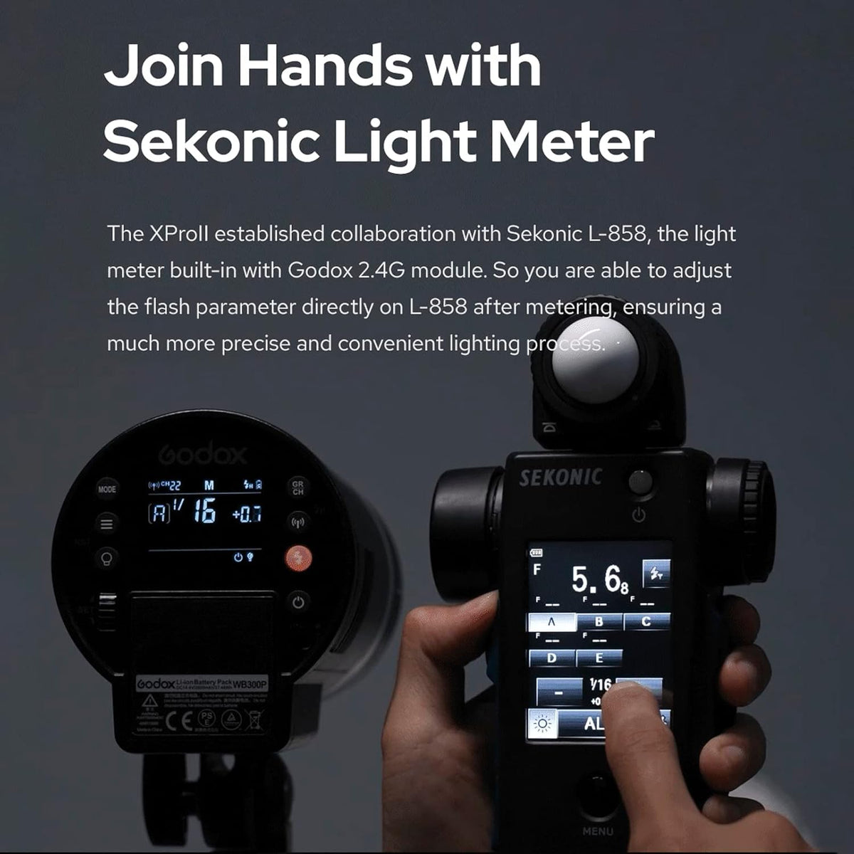 Godox XPROII-C 2.4G Wireless Flash Trigger Transmitter TTL Autoflash 1/8000s HSS Large LCD Screen 32 Channels 16 Groups Replacement for Canon Cameras - PuriLite