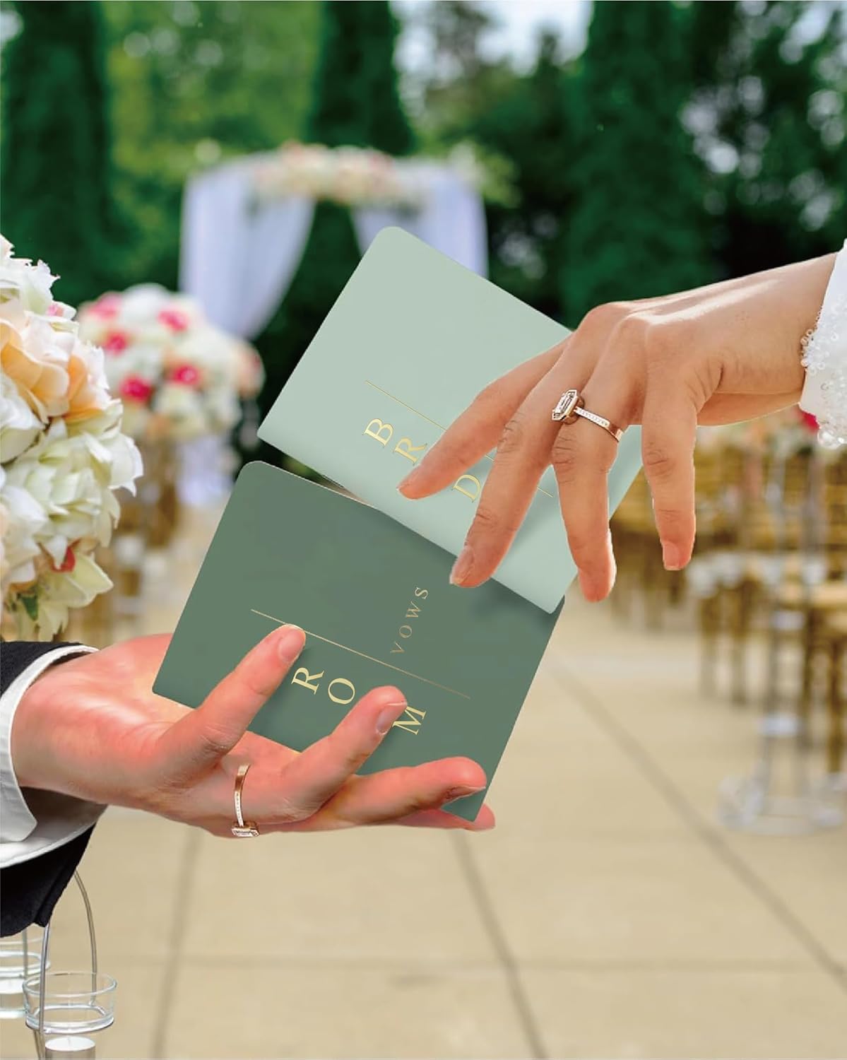 GroomBrideGifts Wedding Vow Book for His and Hers, Soft Touch, Perfectly Sized Bride and Groom Vow Books, Wedding Essentials, Wedding Registry Ideas, His and Hers Gifts - PuriLite