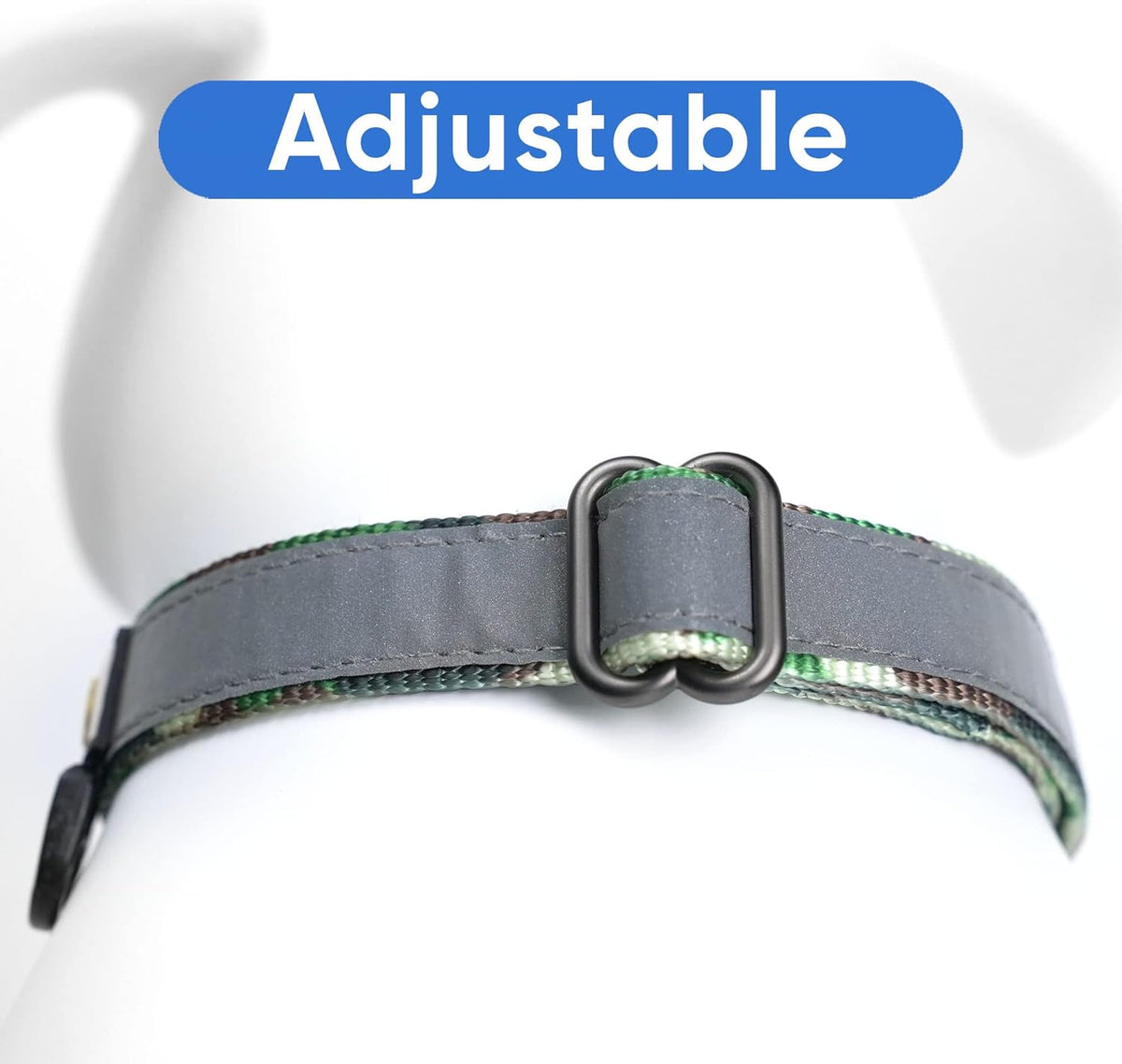 Pawtitas Chain Martingale Dog Collar Puppy Collar Reflective Dog Collar Training Dog Collar Behavioral Dog Chain Collar Collar Large Dog Collar Orange Dog Collar - PuriLite