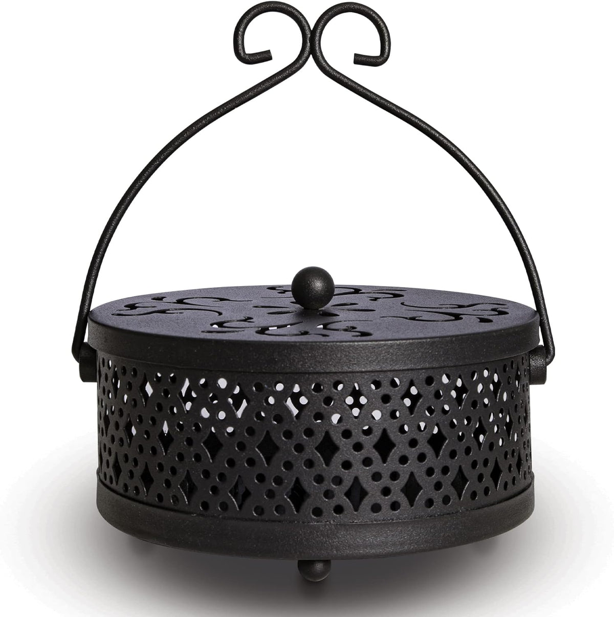 Purilite Select Metal Mosquito Coil Holder with Lid - PuriLite