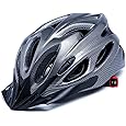 Oshhni Helmet for Women Men Bicycle Helmet Bike Helmet for Skateboarding Outdoor Climbing Biking Commuting - Black White - PuriLite