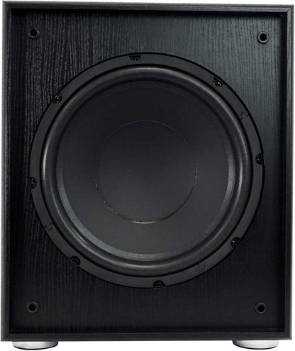 Rockville Rock Shaker 10" Inch Black 600w Powered Home Theater Subwoofer Sub - PuriLite