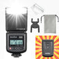 Godox TT520 III TT520III Camera Flash - Godox TT520 II TT520II Upgraded, 433MHz GN33 Manual Flash with RT-16 Transmitter, 1/128-1/1Power(±1/3-stop), S1/S2 Mode,Compatible w/Center-Pin Hotshoe Cameras - PuriLite