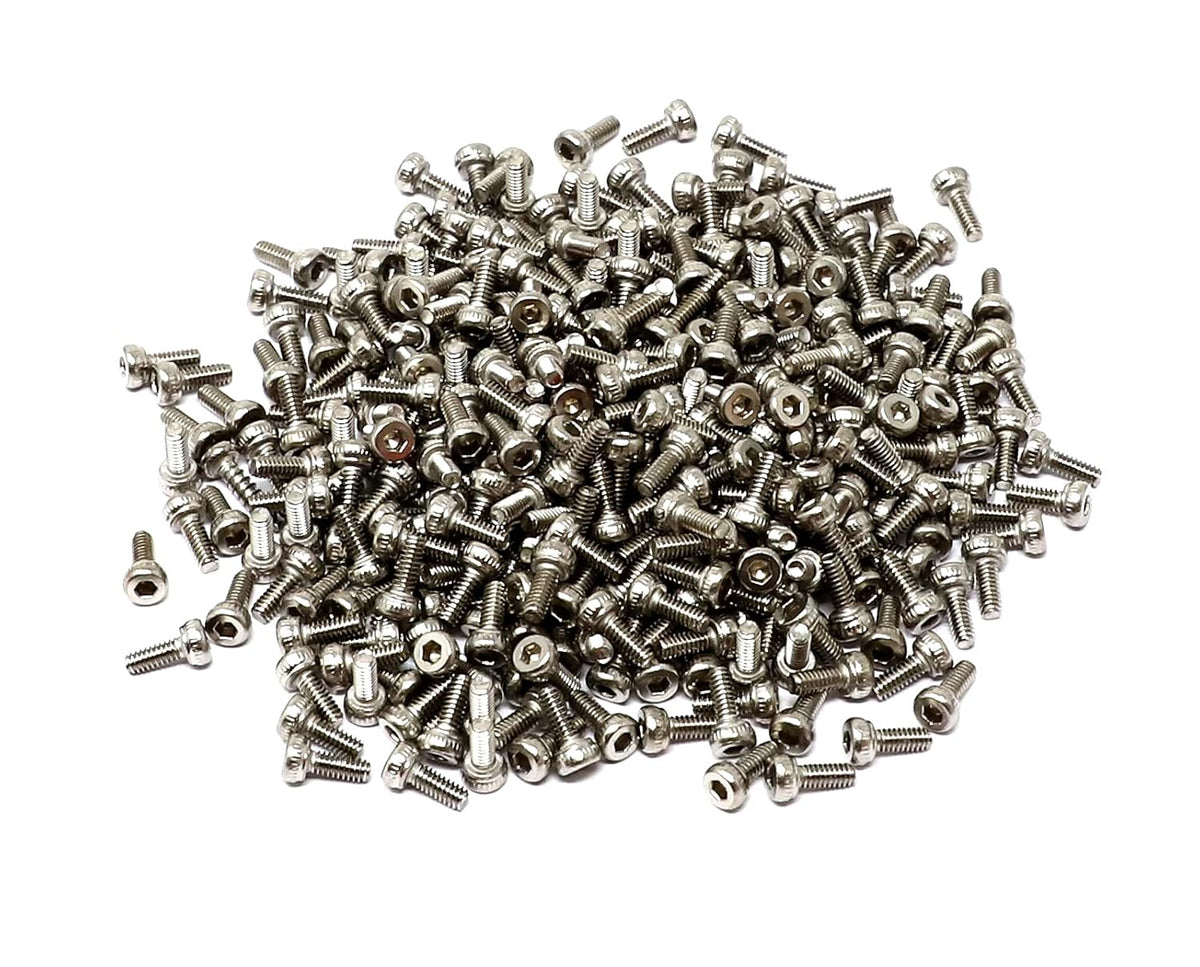 iexcell 25 Pcs M6 x 20mm Thread Pitch 1 mm Stainless Steel 304 Hex Socket Head Cap Screws Bolts Kit - PuriLite