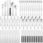 Purilite Select 48-Piece Silverware Set with Steak Knives - PuriLite