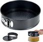 ELEBOX 9 inch Cheesecake Pan Springform Cake Pan, Non-Stick Baking Pan with Leakproof Design and Removable Bottom, Round Cake Tin Baking Mold for Birthday Cakes - PuriLite