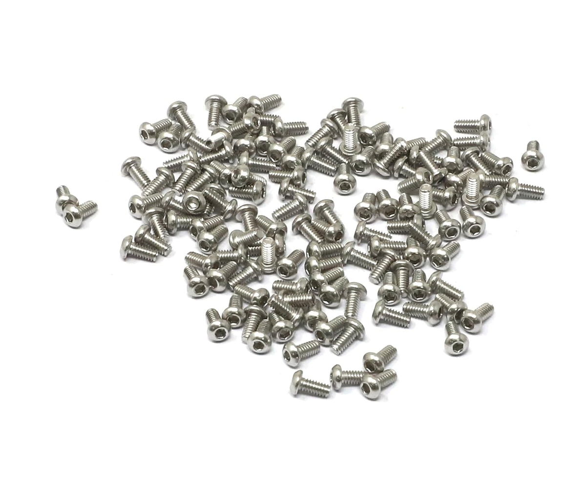 iexcell 50 Pcs M6 x 20mm Thread Pitch 1 mm Stainless Steel 304 Hex Socket Button Head Cap Screws Bolts Kit - PuriLite