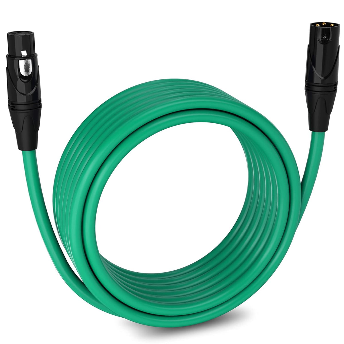 LyxPro 6 Feet XLR Microphone Cable Balanced Male to Female 3 Pin Mic Cord for Powered Speakers Audio Interface Professional Pro Audio Performance and Recording Devices - Blue - PuriLite
