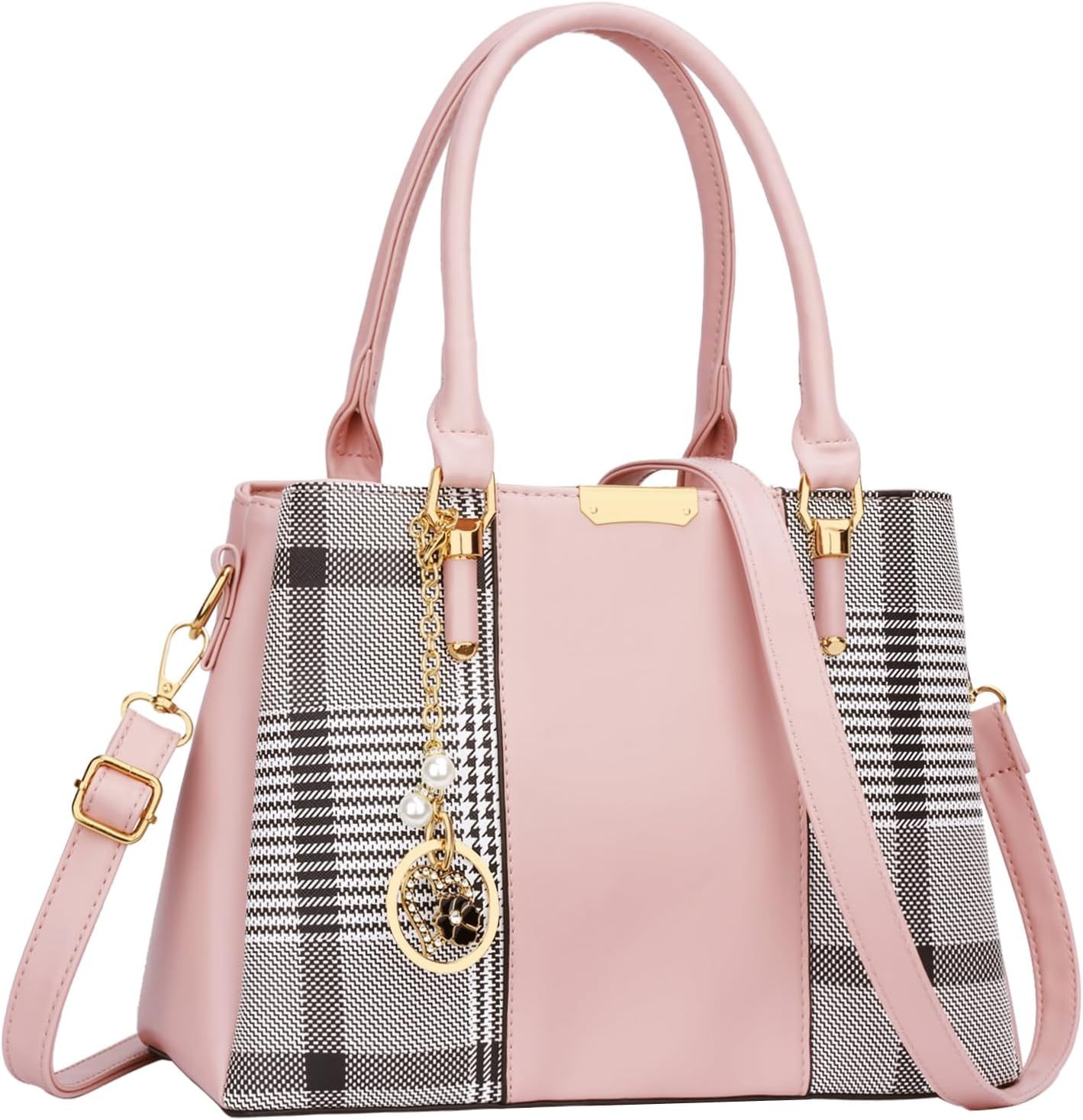 KKXIU Trendy Tote Bag for Women Lightweight Oxford Big Capacity Shoulder Purses and Handbags - PuriLite