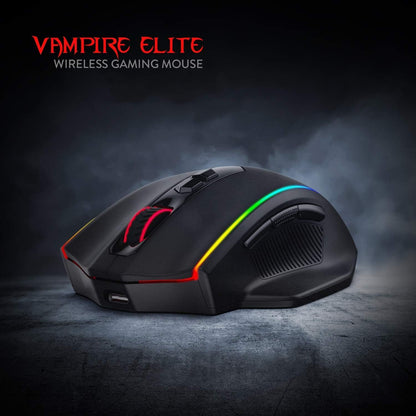 Redragon M686 Wireless Gaming Mouse, 16000 DPI Wired/Wireless Mouse with Professional Sensor, 45-Hour Durable Power Capacity, Customizable Macro and RGB Backlight for PC/Mac/Laptop - PuriLite