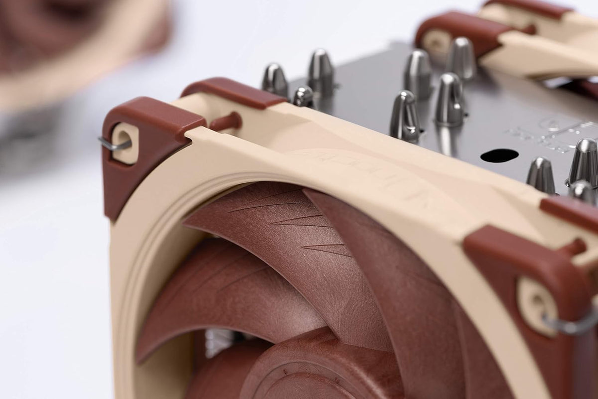 Noctua NH-U12A, Premium CPU Cooler with High-Performance Quiet NF-A12x25 PWM Fans (120mm, Brown) - PuriLite