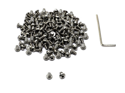 iexcell 50 Pcs M6 x 20mm Thread Pitch 1 mm Stainless Steel 304 Hex Socket Button Head Cap Screws Bolts Kit - PuriLite