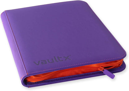 Vault X 12 Pocket Trading Card Zip Binder, 480 Cards, Compatible with Pokemon Scarlet & Violet Set, Exo-Tec Album Material, 20 Side-Loading Pages, Folder for Collectible TCG (SV1) - PuriLite