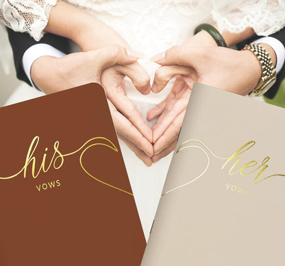 LSSH GmbH Vow Books - His and Hers Wedding Essentials, 28 Pages, 5.5" X 4" (Dark Green & Sage) - PuriLite
