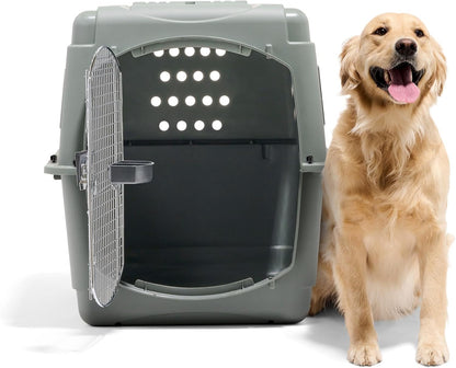 Petmate 00200 Sky Kennel for Pets from 25 to 30-Pound, Light Gray - PuriLite