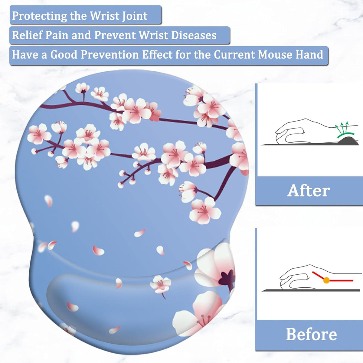 Purilite Select Ergonomic Mouse Pad - PuriLite