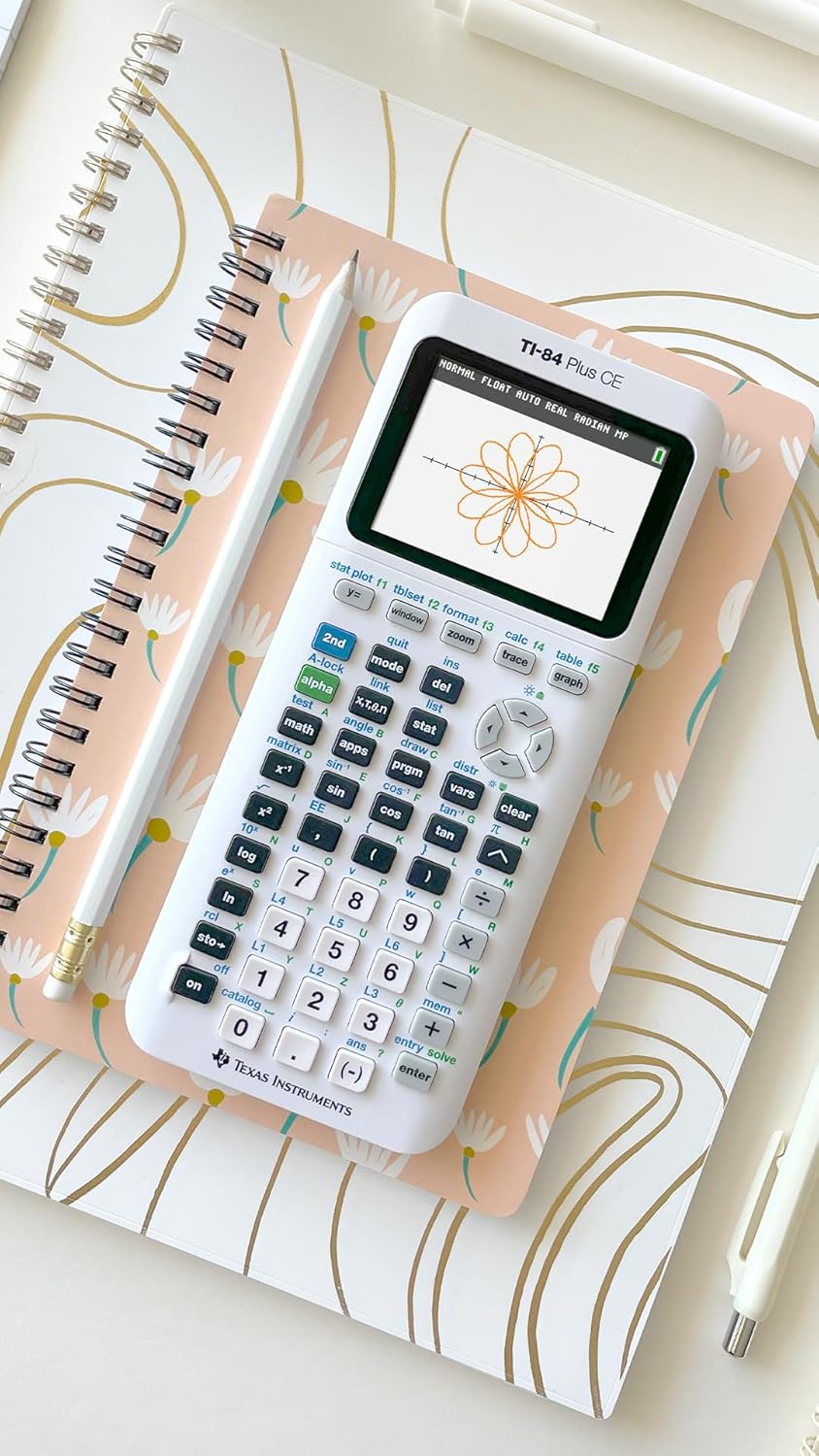 Texas Instruments TI-84 Plus CE Pink Graphing Calculator - PuriLite