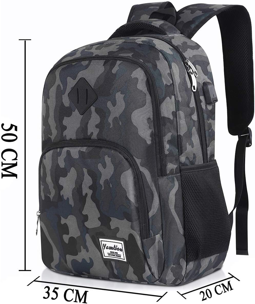 Backpack for Teen Girls,Boys School Backpack for Women with USB,College Backpack,Big Flower - PuriLite