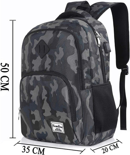 Backpack for Teen Girls,Boys School Backpack for Women with USB,College Backpack,Big Flower - PuriLite