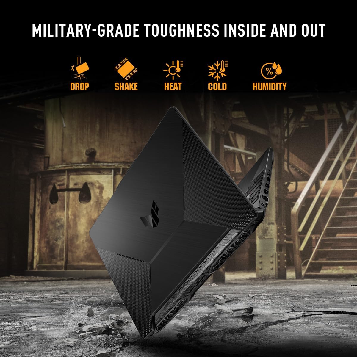 ASUS TUF Gaming A15 Gaming Laptop, 15.6” 144Hz FHD Display, AMD Ryzen™ 5 7535HS Processor, GeForce RTX 2050, 8GB DDR5 RAM, 512GB PCIe SSD Gen 4, Wi-Fi 6, Windows 11, FA506NF-AS51-CA - PuriLite