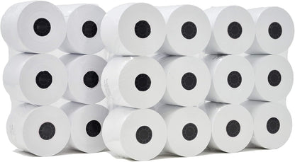 (50 Rolls) 2 1/4 x 50 Thermal Paper Receipt Rolls 2.25 x 50 ft POS Cash Register fits All Credit Card Terminals - PuriLite