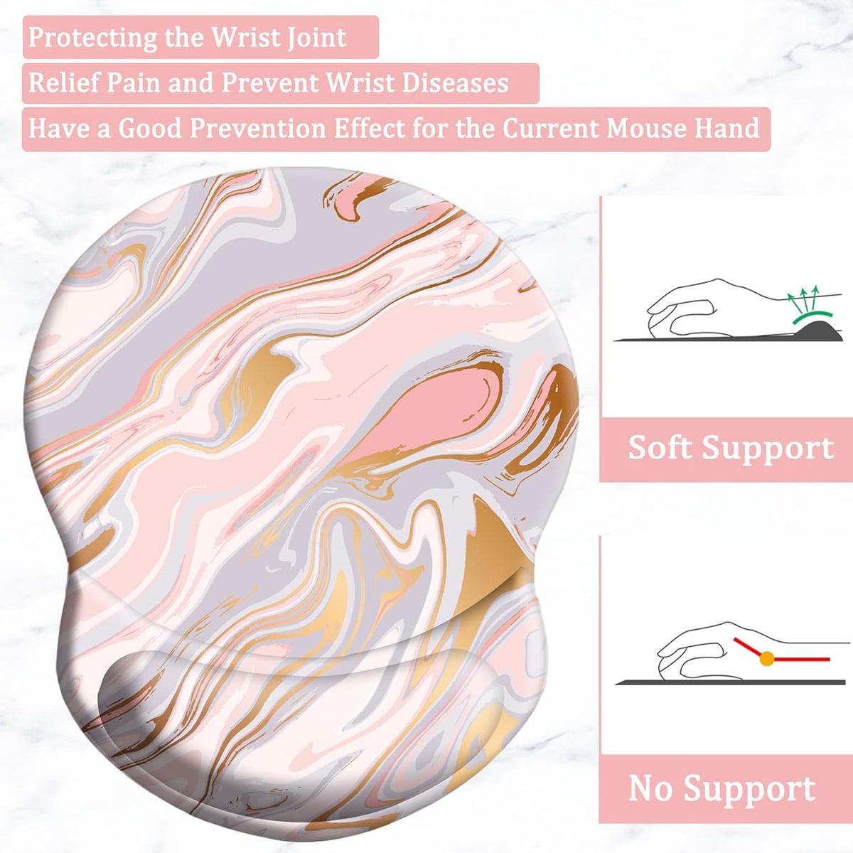 Purilite Select Ergonomic Mouse Pad - PuriLite