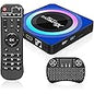 Android TV Box 13.0, Android Box 4GB RAM 64GB ROM, Quad Core Android Smart 8K TV Box with Mini Keyboard Support 2.4G/5.0GHz Dual WiFi 100M Ethernet Bluetooth - PuriLite