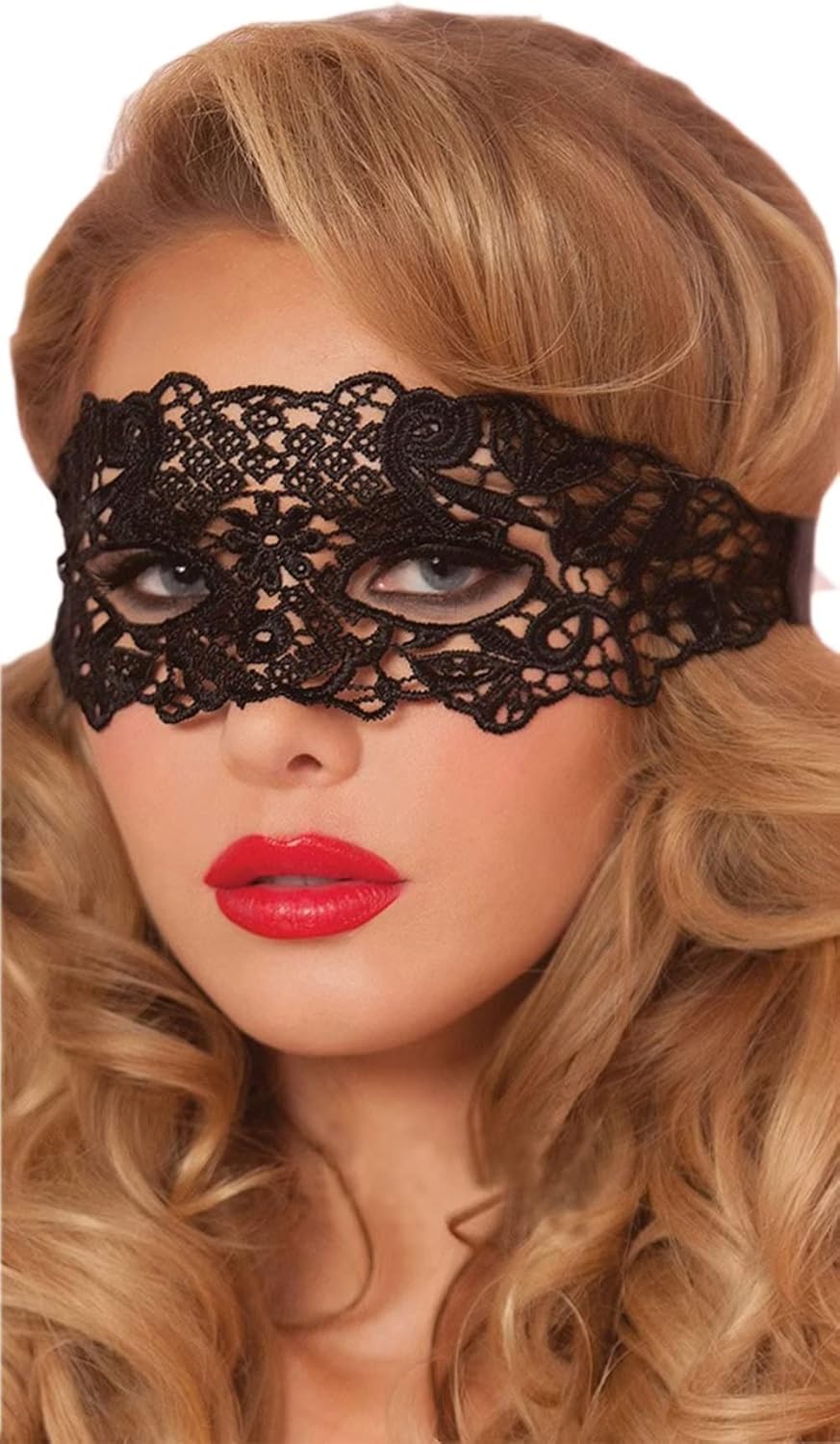Mordarli Sexy Masquerade Mask for Women Lace Eye Mask for Halloween Costume Party - PuriLite