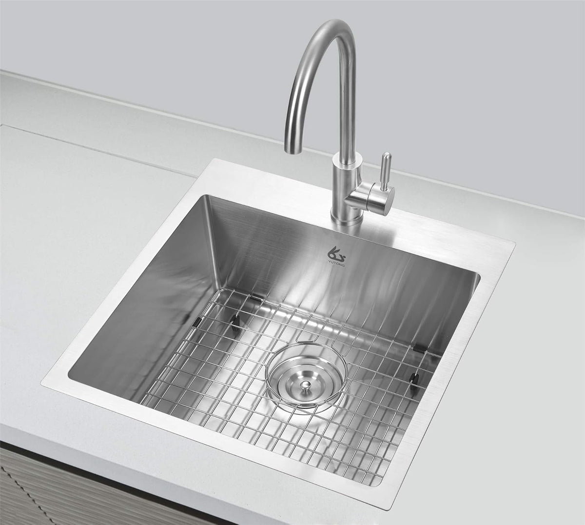 Yutong Kitchen Stainless Steel Sink Bottom Grid with Small Rounded Corner (27.5" x 15.5") - PuriLite