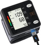 WRIST DIGITAL BLOOD PRESSURE MONITOR MACHINE BP CUFF FOR HOME USE (Black, Backlit LCD Display) - PuriLite