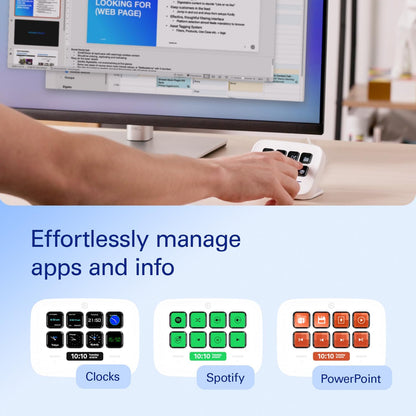 Elgato Stream Deck Neo – 8 Customizable Keys, 2 Touch Points, Speed Through Tasks & Workflows - Control Word, Excel, PowerPoint, Teams, Zoom, Spotify and more, Drag-’n-Drop Setup - Works with Mac & PC - PuriLite