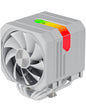 upHere White Dual-Tower 5V ARGB CPU Air Cooler, 6×Ф6mm Heatpipes,Dual PWM Fan Computer Cooling,TDP 265W, Intel LGA2066/2011/1700/1851/1200/115X; AMD AM4/AM5 (158mm in Height) up2TC6 - PuriLite