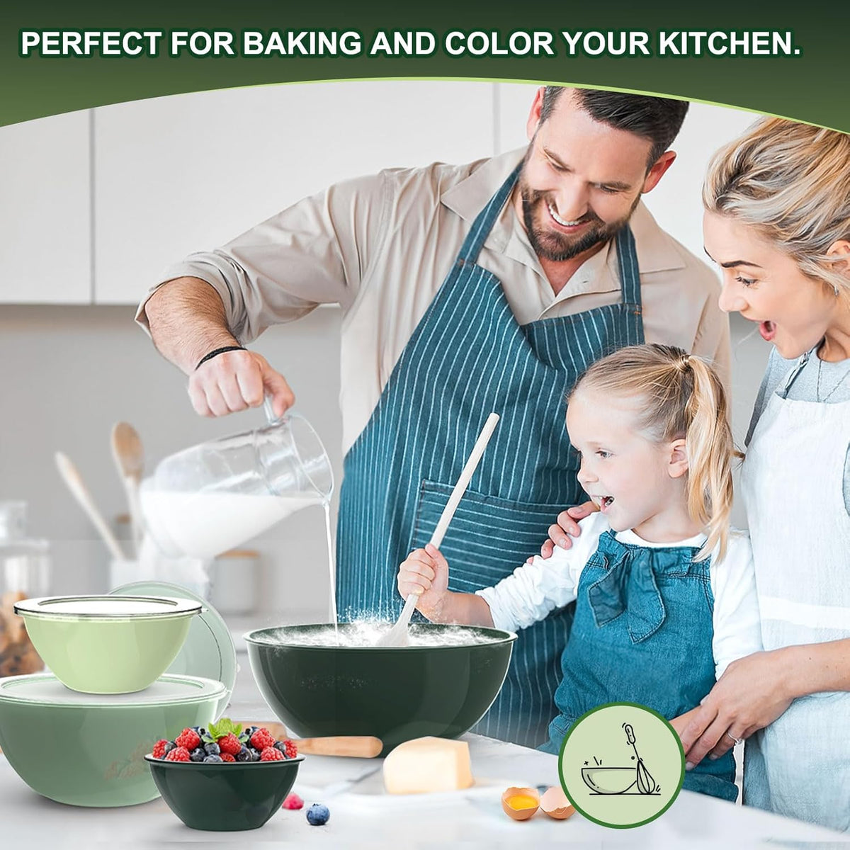 Purilite Select Plastic Mixing Bowl Set - PuriLite