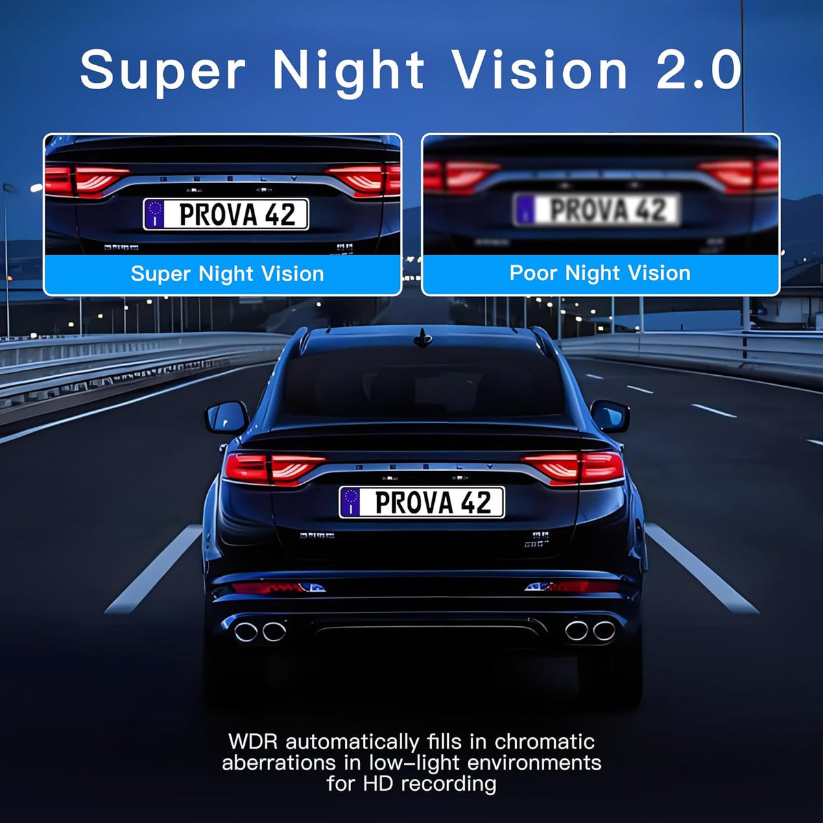 4 Channel Dash Cam 360° View 5G WiFi & APP Control, GEMEK 2K Front and Rear Inside, Left Right Dash Camera for Cars Free 64GB TF Card, G-Sensor, Night Vision, 24H Parking Mode - PuriLite