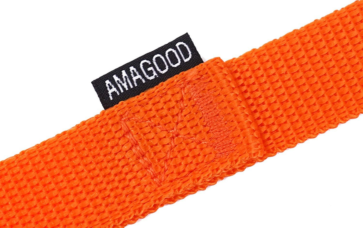 AMAGOOD Dog/Puppy Obedience Recall Training Agility Lead-15 ft 20 ft 30 ft 50 ft Long Leash-for Dog Training,Tie Out,Play,Safety,Camping (15 feet, Black) - PuriLite