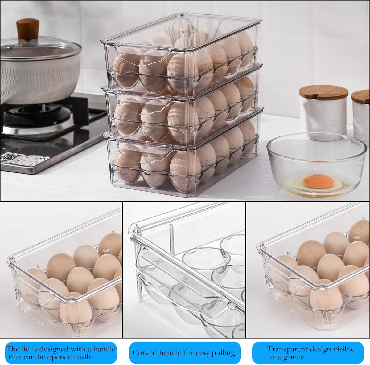 Pure Future 50-Piece Large Airtight Food Storage Containers with Lids, BPA-Free Stackable & Microwave Safe Kitchen Set for Meal Prep, Freezer Use - 25 Containers & Lids, Leakproof Design - PuriLite