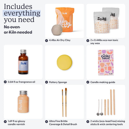 Purilite Select Candle Making &amp; Pottery Kit - PuriLite