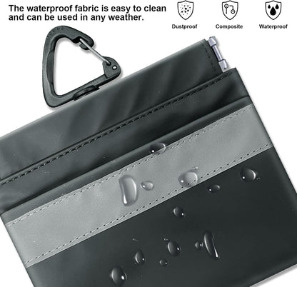 Tyuyuio Dog Training Treat Pouch Bag, Treat Bags for Dogs, Portable Pet Pocket Waist Clip Bag, Reflective Snack Bag for Pets, Includes Clip and Carabiner - PuriLite