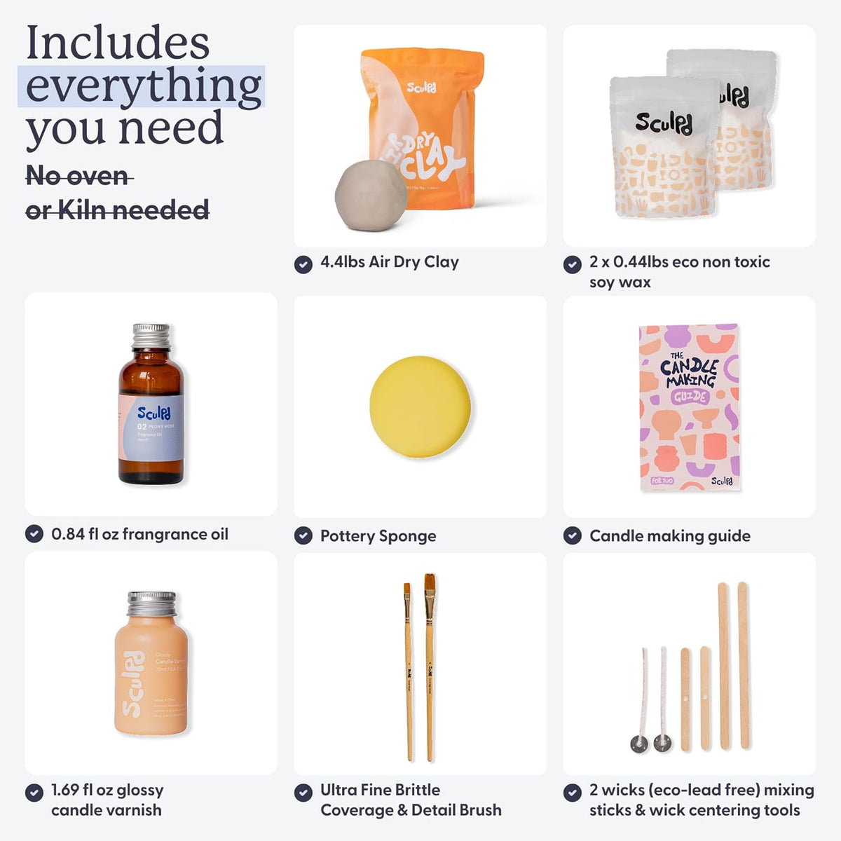 Purilite Select Candle Making &amp; Pottery Kit - PuriLite